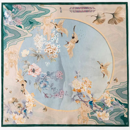Mulberry silk scarf 65 cm