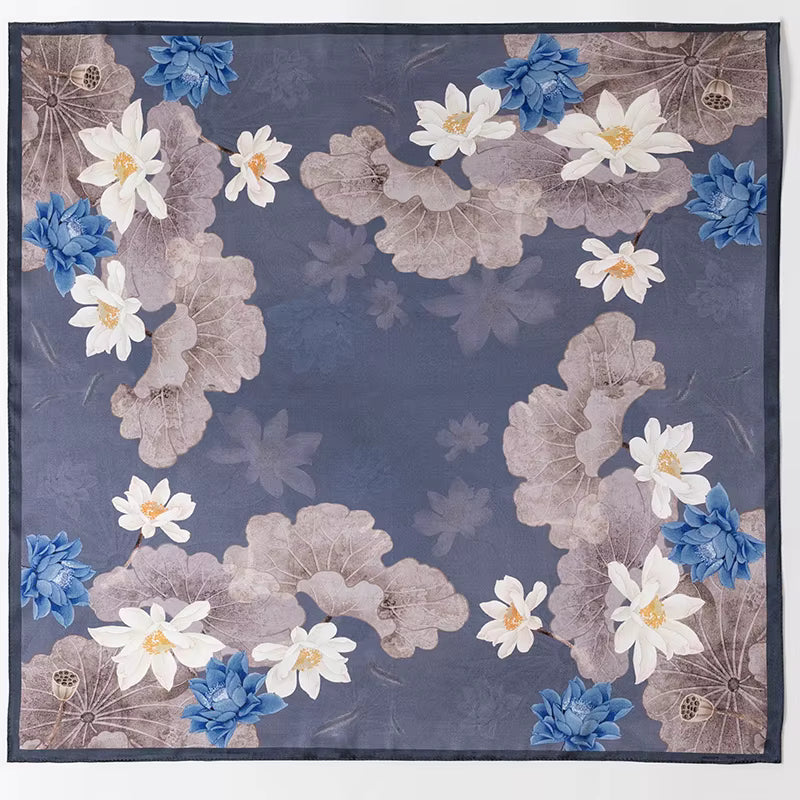 Mulberry silk scarf 65 cm