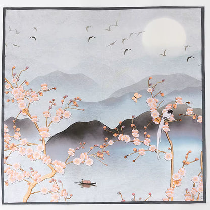 Mulberry silk scarf 65 cm