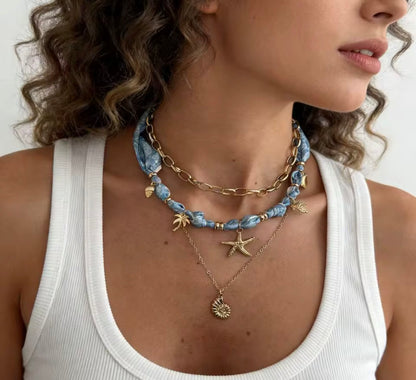 Scarf Layering Necklace