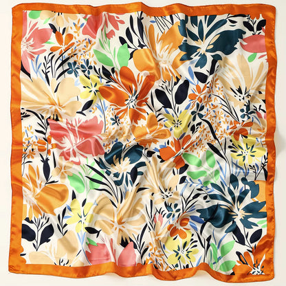 Satin Square Scarf 90 cm