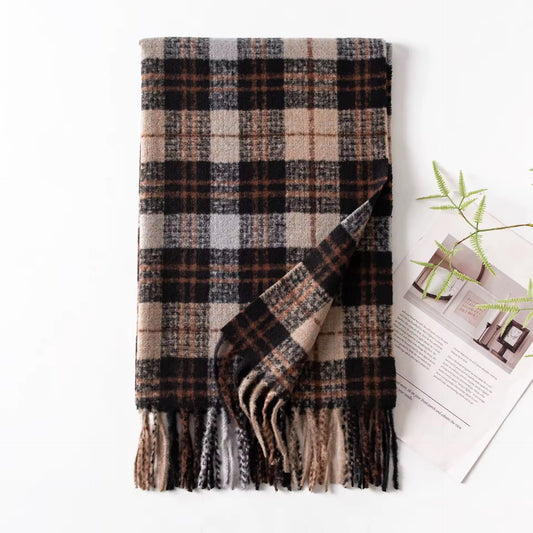 Striped cashmere