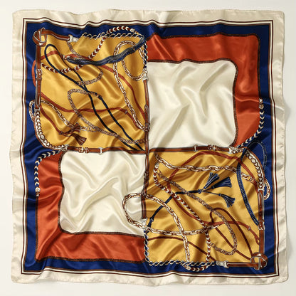 Satin Square Scarf 90 cm