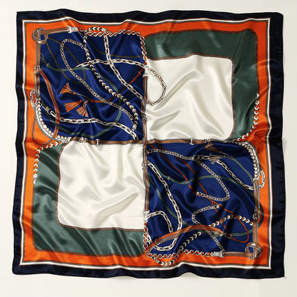 Satin Square Scarf 90 cm