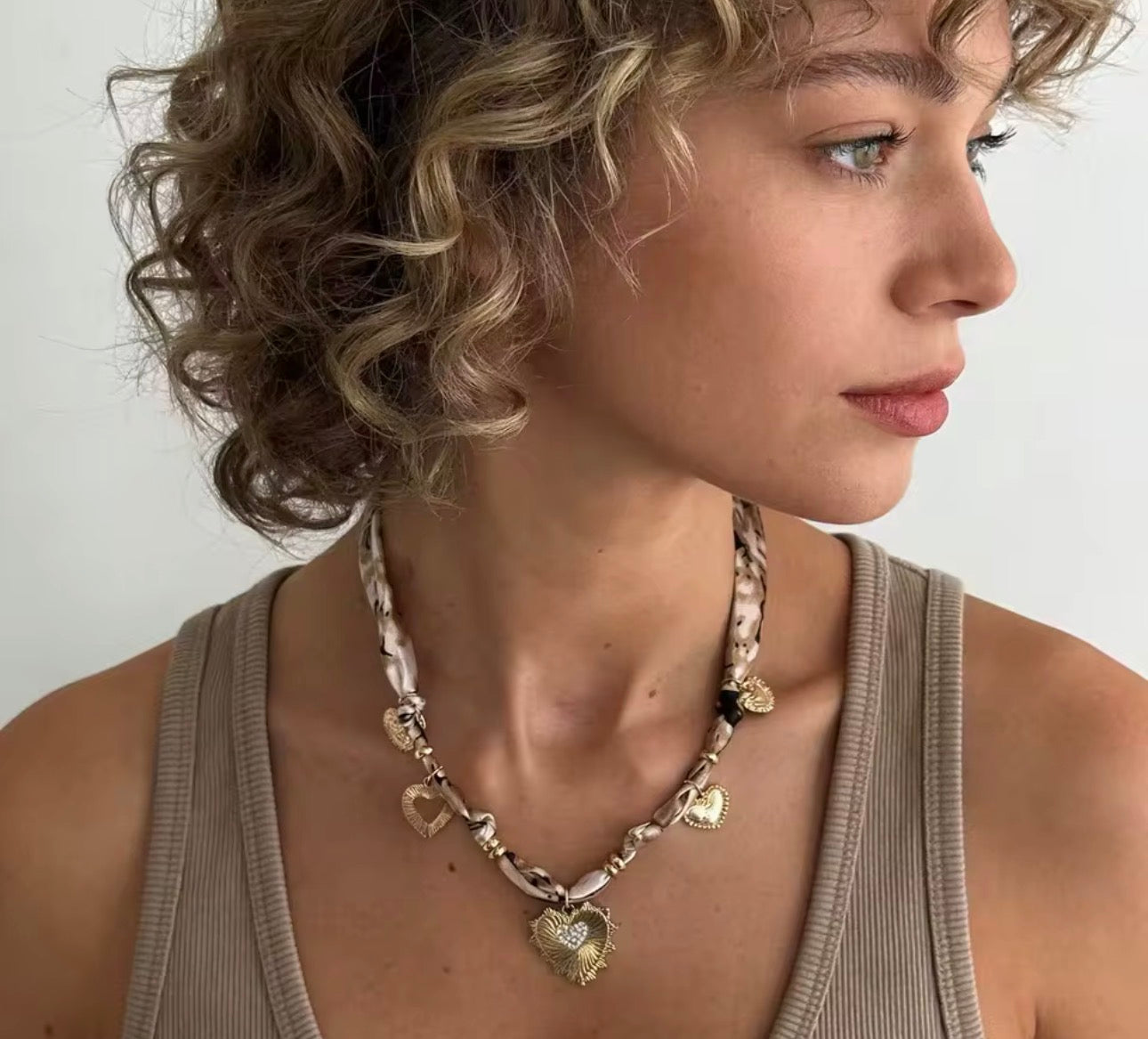 Scarf Layering Necklace
