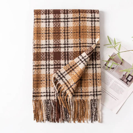 Striped cashmere