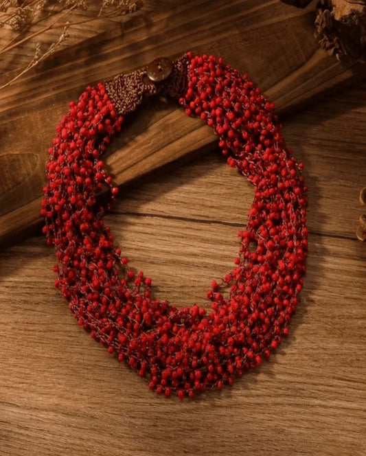 Crochet beaded Necklace