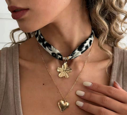 Scarf Layering Necklace