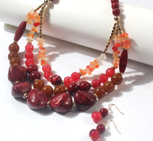 Necklace & Earrings