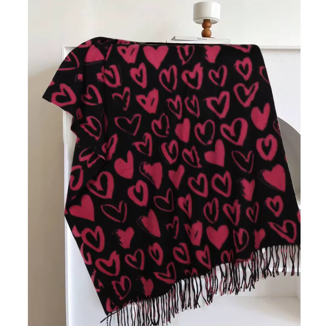 Heart scarves