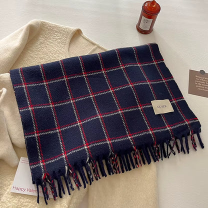 Korean Plaid Cashmere